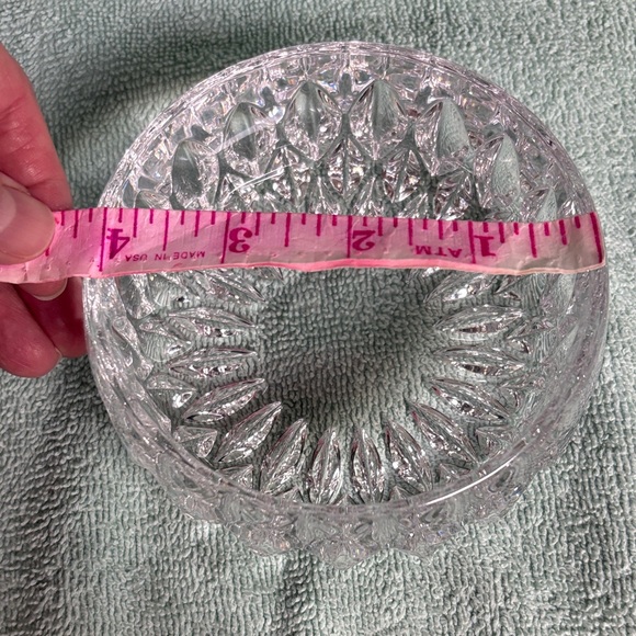 Gorham Clear Crystal Candy Dish Vintage Althea Pattern - Picture 8 of 8
